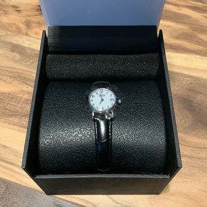 Brand New Woman’s Black Leather Band Citizen Watch